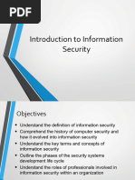 Lesson 1 Introduction To Information Security