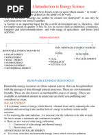 Module 1 Introduction To Energy Science