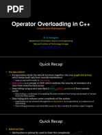 Operator Overloading in C++