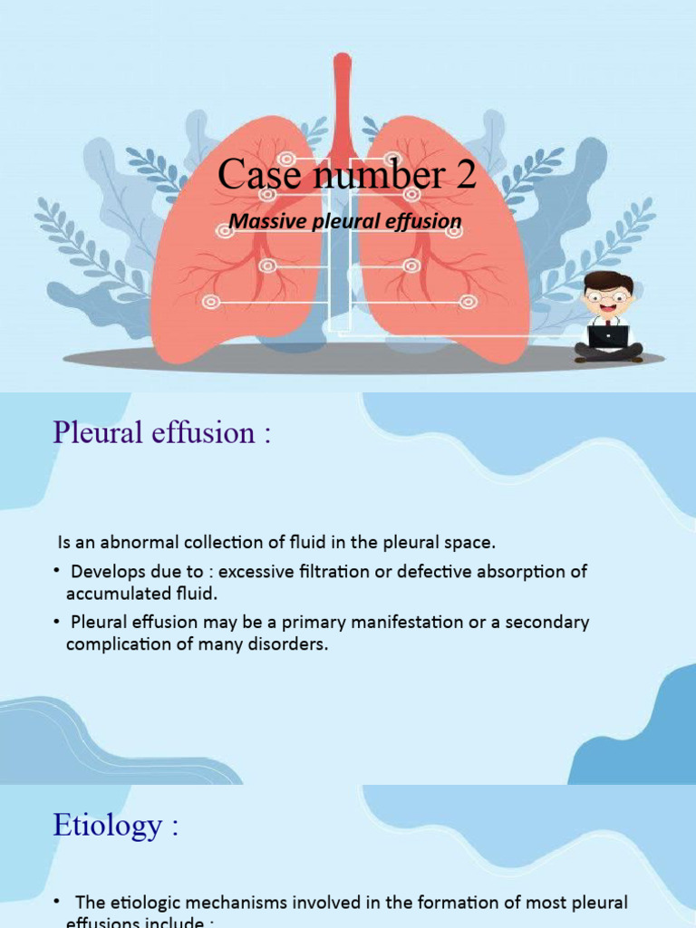 Massive Pleural Effusion PDF Causes Of Death Medicine