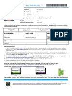 Exam Admit Card