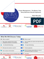 Project Management - The Basics