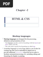 Web Programming Chapter II (HTML&CSS)