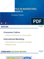 Topics in Marketing:: Session 21