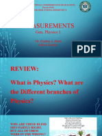 WEEK 1 Gen PHYSICS Measurement