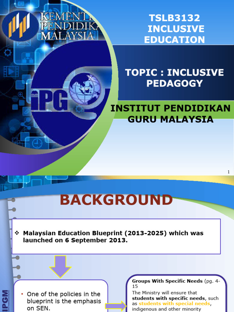Inclusive Pedagogy in Malaysian Education | PDF | Classroom | Teachers
