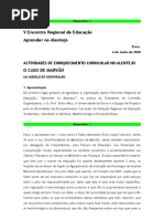 V Encontro Regional de Educação - Aprender no Alentejo