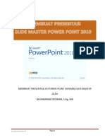 Membuat Presentasi Di Power Point Dengan Slide Master