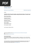 Marikina Flood Hazard Models Using Historical Data of Water Level