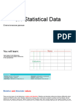 3.1 Statistical Data