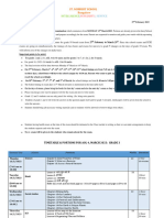 Timetable and Portions For SA 2 2023 Grade 3