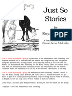 Prose 8 - Just So Stories - Kipling, Rudyard