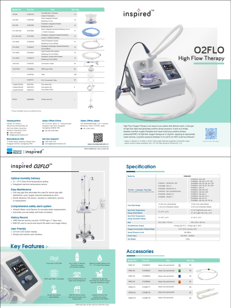 High Flow Oxygen Therapy Overview | PDF | Flow Measurement | Equipment