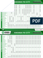 SwordsExpress Timetable 13sept21