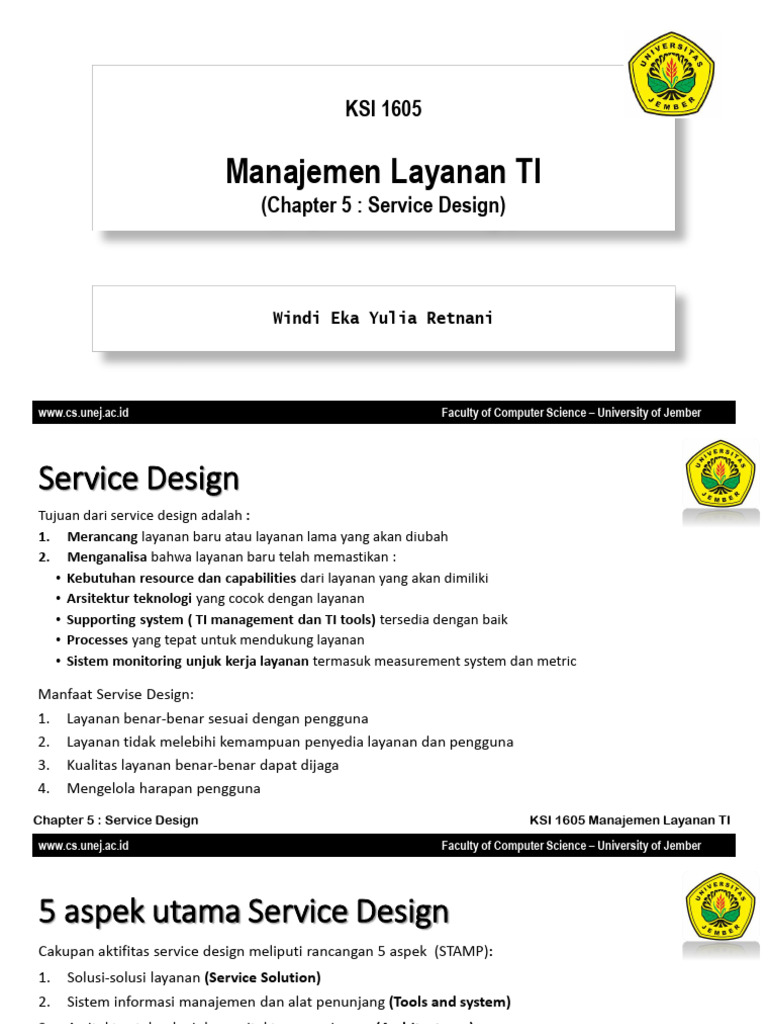 Desain Layanan TI untuk Profesional | PDF