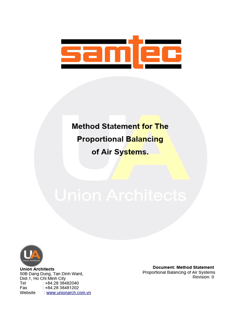 Air Systems Proportional Balance Pdf