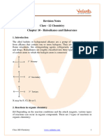 Haloalkanes and Haloarenes Class 12 Notes CBSE Chemistry Chapter 10 [PDF]