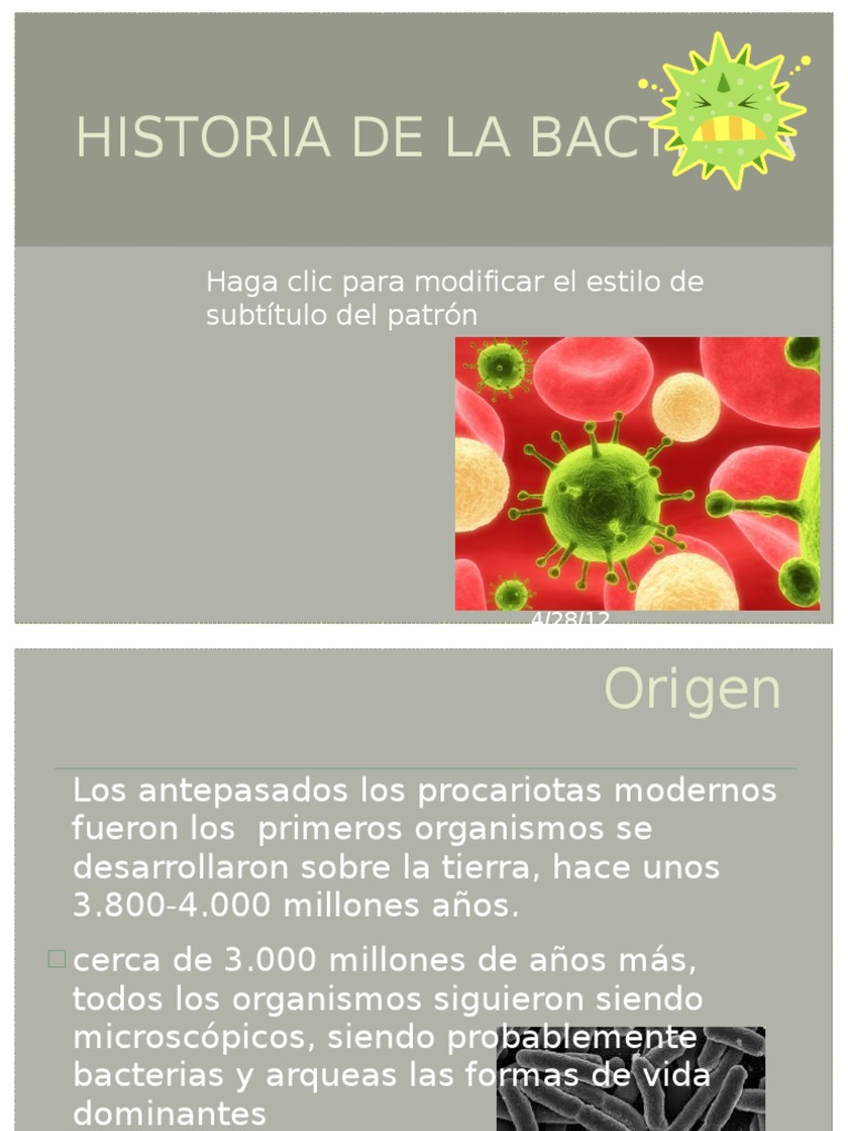 Historia de las Bacterias y el Ántrax | PDF | Las bacterias | Ántrax