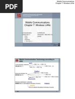 Mobile Communications Chapter 7: Wireless Lans: Mobile Communication Technology According To Ieee