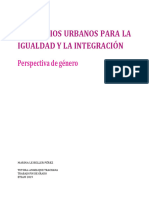 Escenarios Urbanos para La Igualdad y La Integración - Perspectiva de Género - LeBeller - Perez - Marina