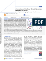 Zhao Et Al 2022 Ultrafast Photocarrier Dynamics and Nonlinear Optical Absorption of A Layered Quaternary Aginp2s6