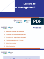 (5131) - Lecture 10 - Portfolio Management