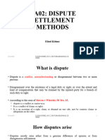 Dispute Settlement Methods