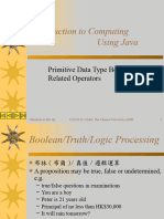 2022 CSCI1130-Tutorial03 Boolean and Operators