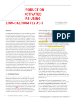 Efficient Production of Alkali Activated Geopolymers Using Low Calcium Fly Ash