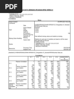 Hasil Pengolahan Data Dengan Aplikasi SPSS Versi 21