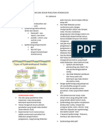 Jenis Dan Desain Penelitian Epidemiologi