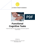 Functional Cognitive Tasks C 2022 The Adult Speech Therapy Workbook