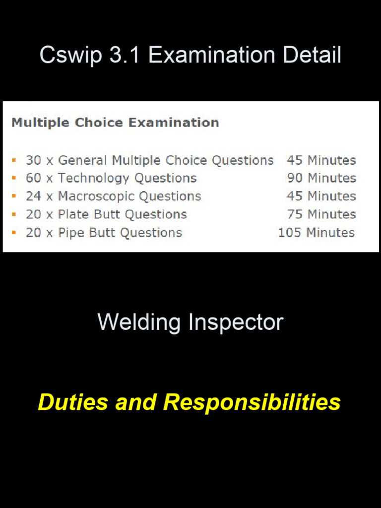 1 Duties and Responsibilities Section PDF Welding Construction