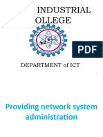 Providing Network Systems Administration