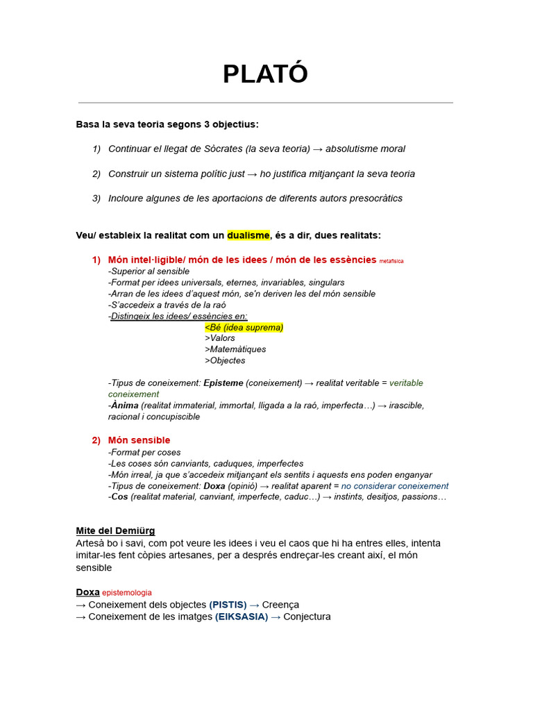 Plató | PDF