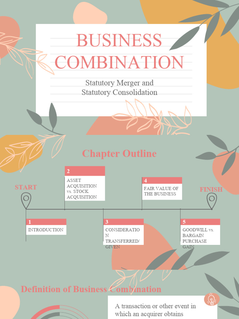 Buscom Ppt 1 Pdf Mergers And Acquisitions Goodwill Accounting