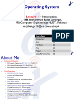 Lec 1 (Operating System) 1