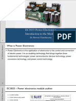 EC3303 Power Electronics Introduction