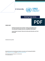 Critical Minerals and Countries' Mining Competitiveness: An Estimate Through Economic Complexity Techniques