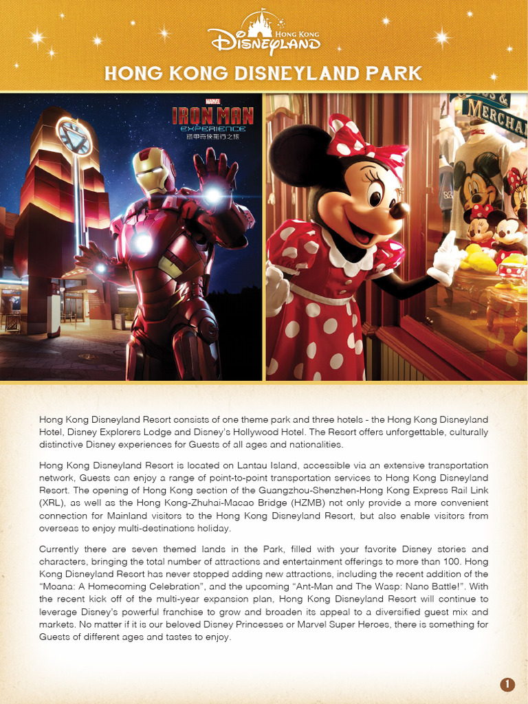 HongKongDisneylandParkFactsheet_01_ENG | PDF