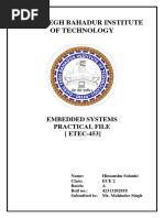 Embedded System File (Himanshu Solanki, 42313202818, ECE-2)