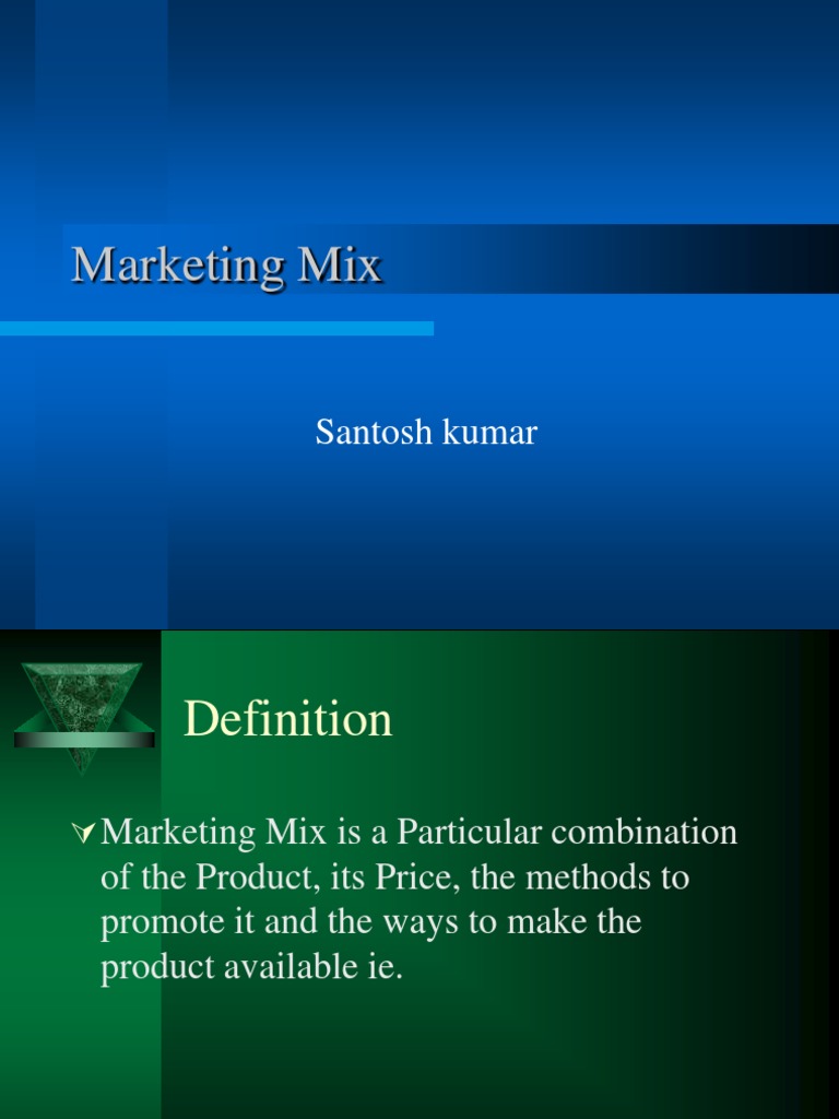 Understanding the Marketing Mix | PDF | Prices | Promotion (Marketing)