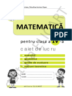 Caiet de Lucru Matematica Pentru Clasa A IV A Damian Arina Elicart Attachment 1