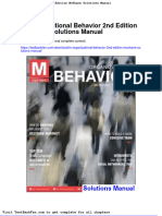 M Organizational Behavior 2nd Edition Mcshane Solutions Manual