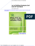 R Companion To Political Analysis 2nd Edition Pollock III Test Bank