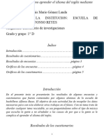Texto Expositivo Sobre Las Encuestas y Cuestionarios Aplicados en L.D.I.