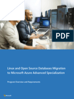 Linux and Open Source Databases Migration To Microsoft Azure Advanced Specialization Overview
