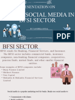 Uses of Social Media in Bfsi Sector