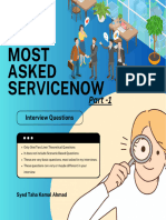 ServiceNow One-Liner - Definition Based Interview Questions
