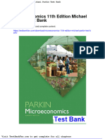 Microeconomics 11th Edition Michael Parkin Test Bank